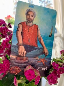 Kung i bägare - tarot